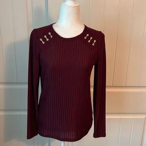 NWT Michael Kors long sleeve blouse, SMALL.